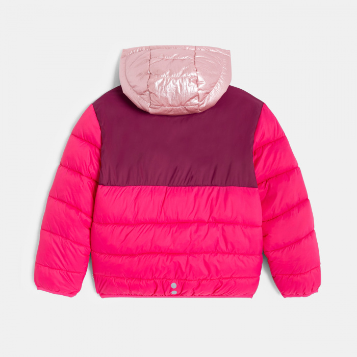 Розово пухено яке с качулка