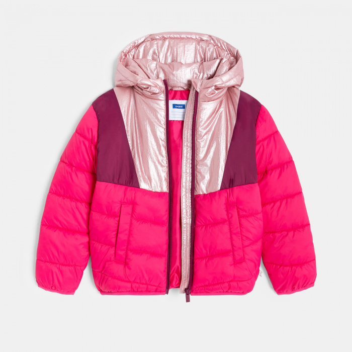 Розово пухено яке с качулка