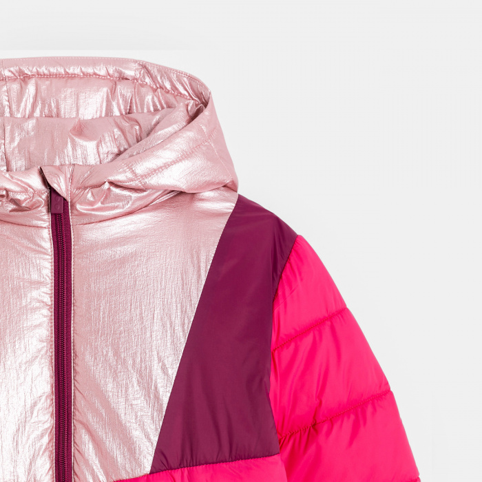 Розово пухено яке с качулка