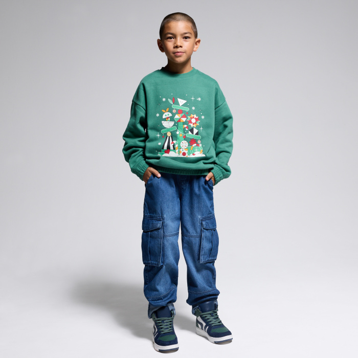 Суитшърт с щампа, Okaïdi X Maison Tangible