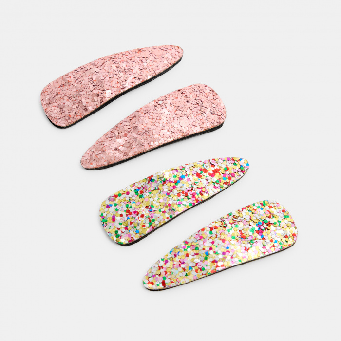 Комплект многоцветни фиби за коса