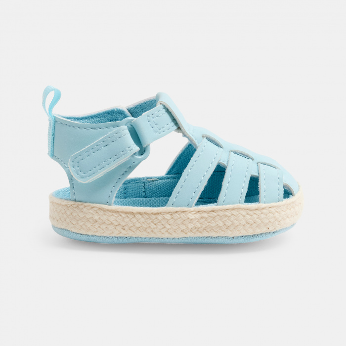 Сини памучни сандали