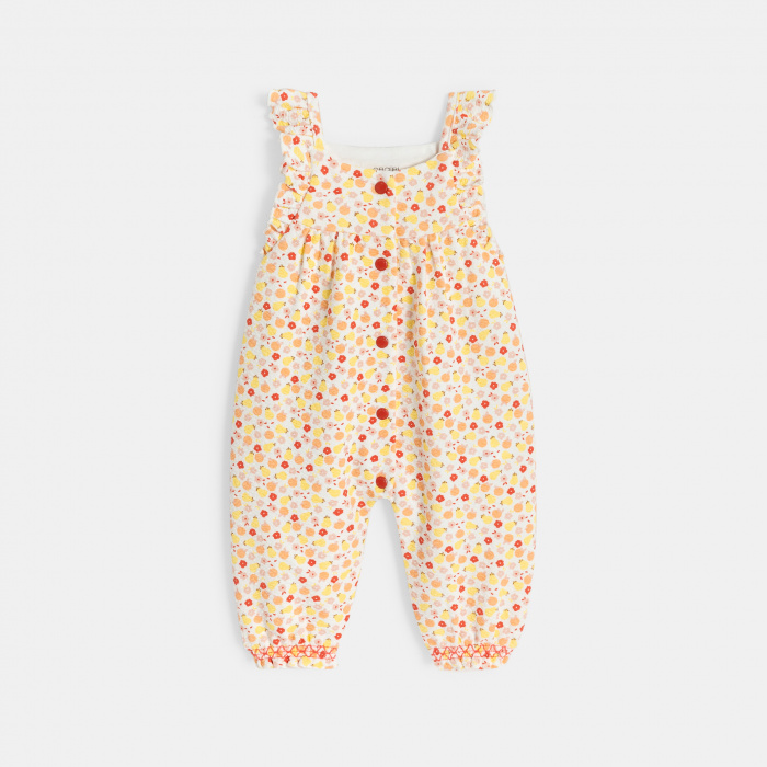 Многоцветен гащеризон с цветя