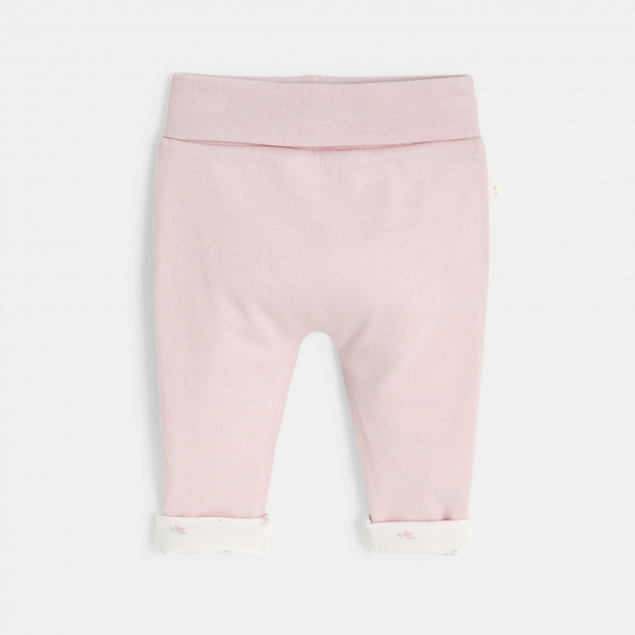 Розов комплект с флорален принт