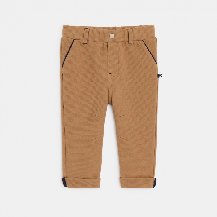 Меки кафяви памучни панталони