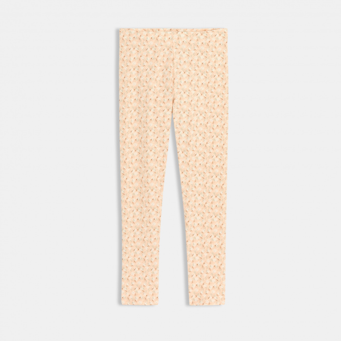 Оранжев клин с флорален мотив