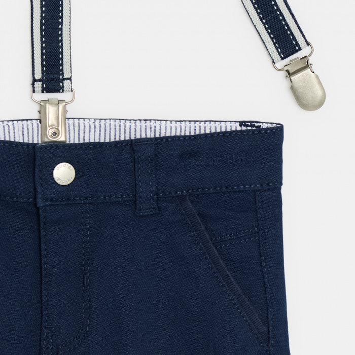 Сини бермуди с тиранти