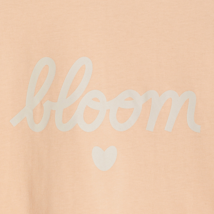 Оранжева тениска с къдрички