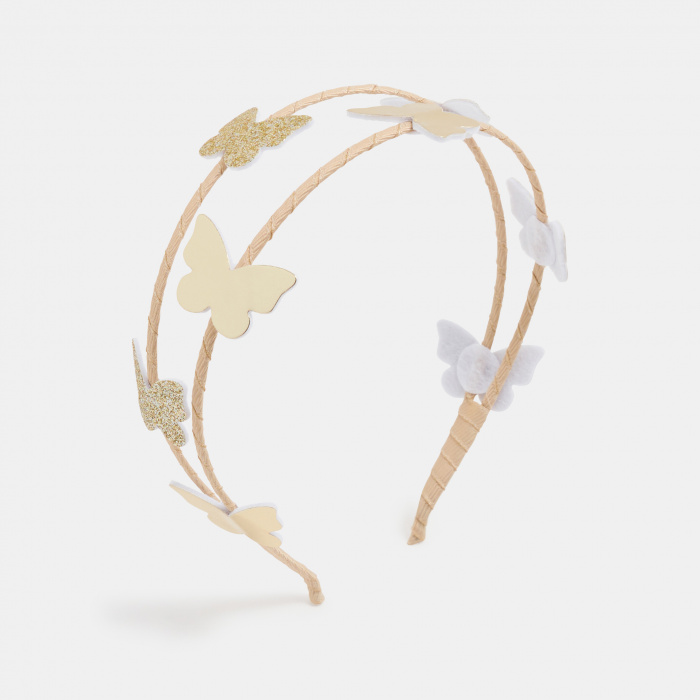 Лента за коса с пеперуди