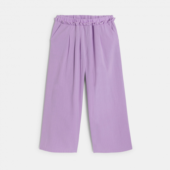 Широки плисирани панталони