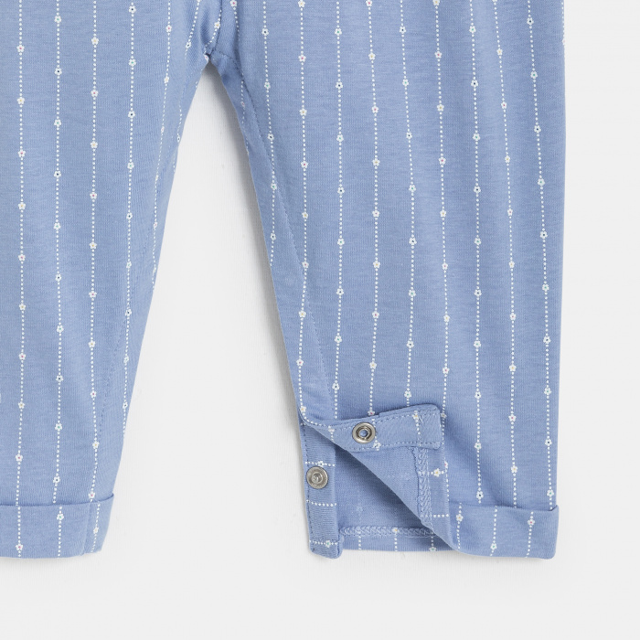 Син раиран гащеризон