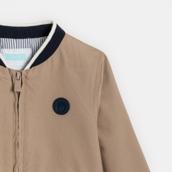 Бежово памучно яке