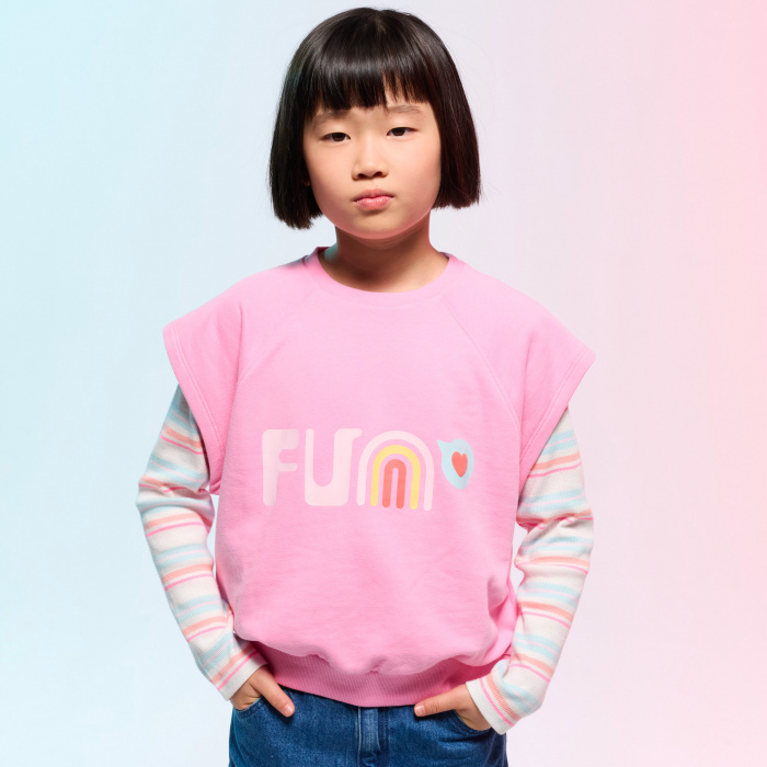 Розова тениска с къс ръкав