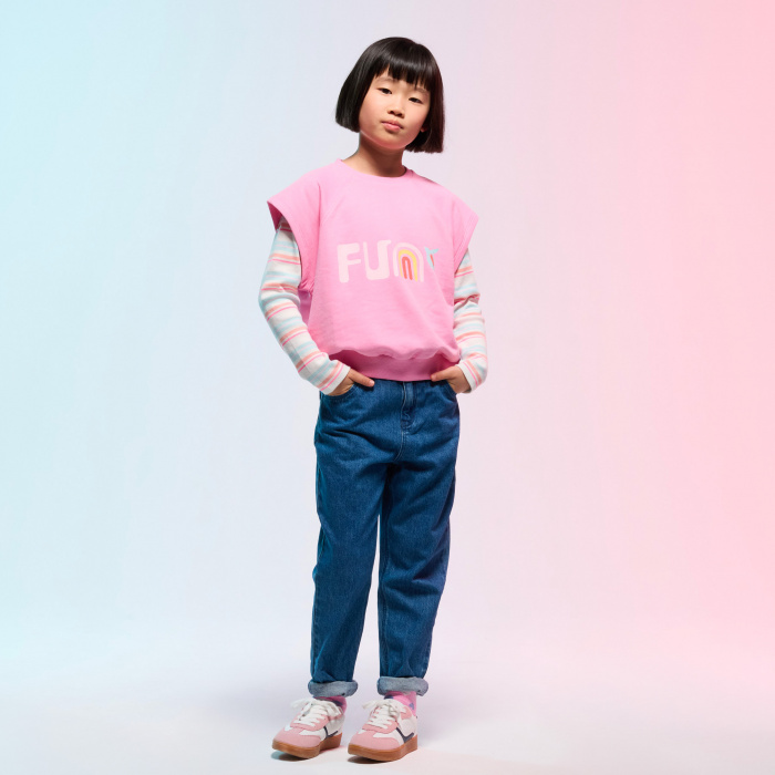 Розова тениска с къс ръкав