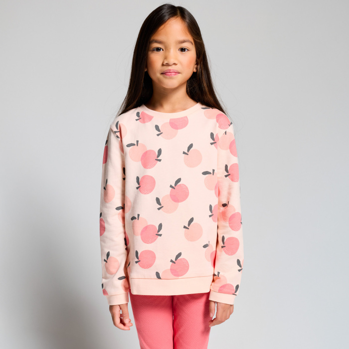 Дълга пижама с плодове