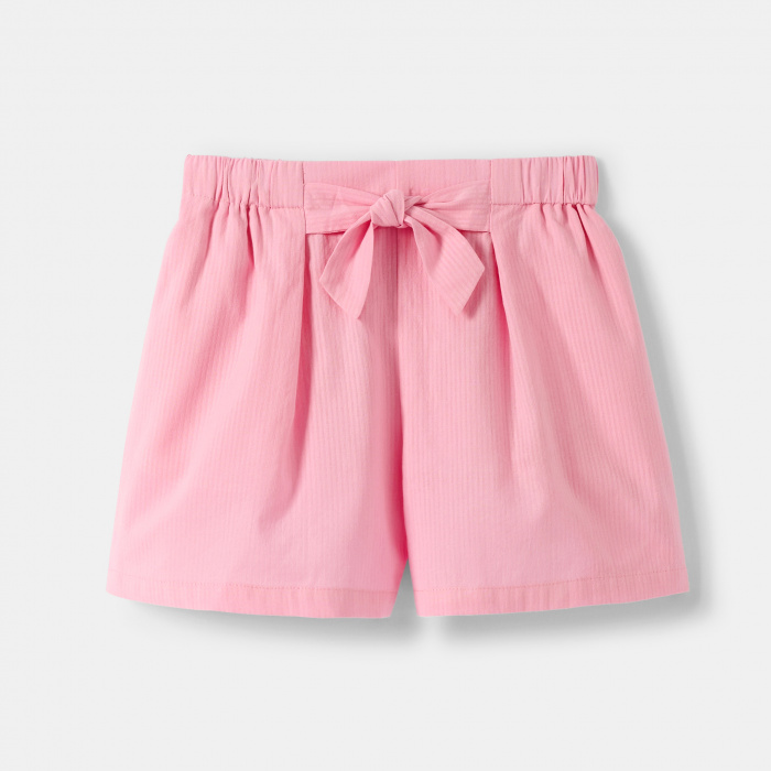 Розови къси панталони с панделка