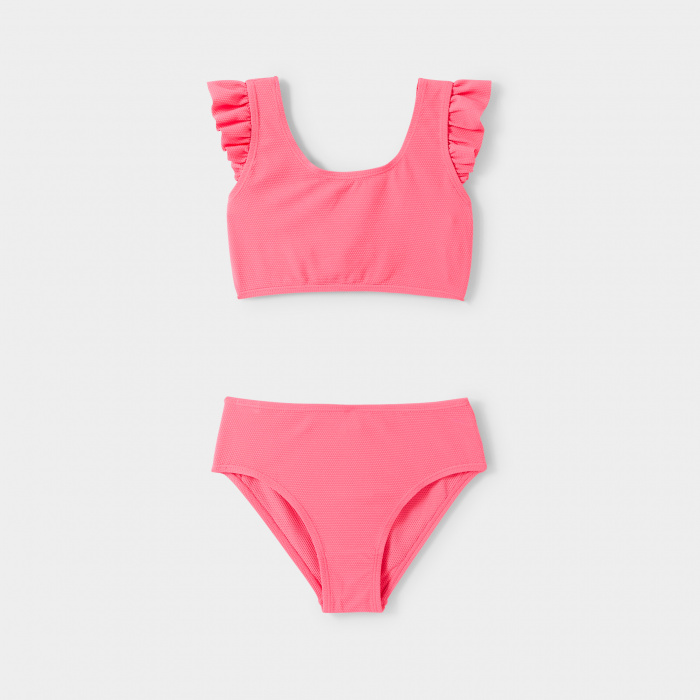 Розов двукомпонентен бански