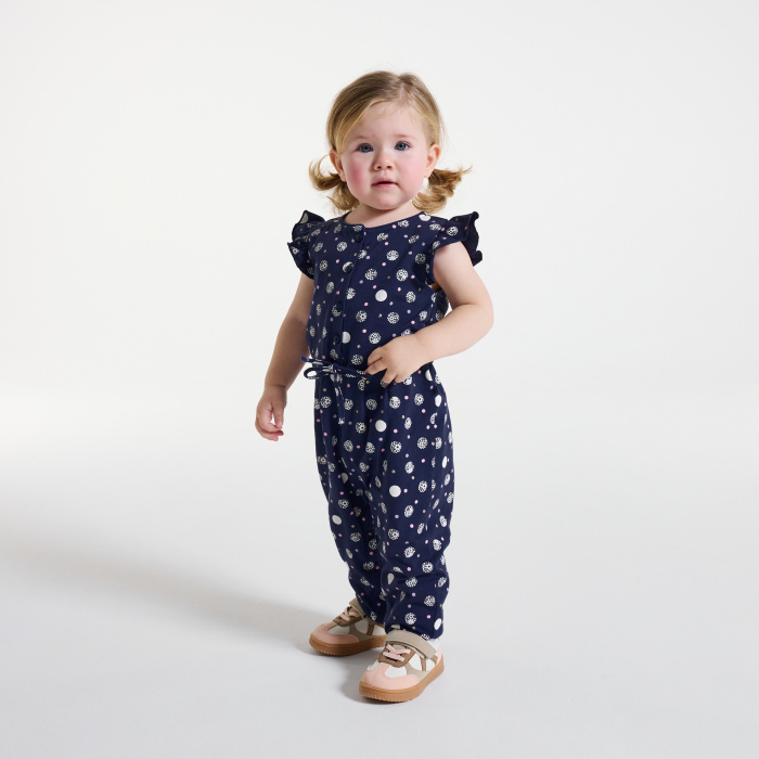 Дълъг тъмносин гащеризон