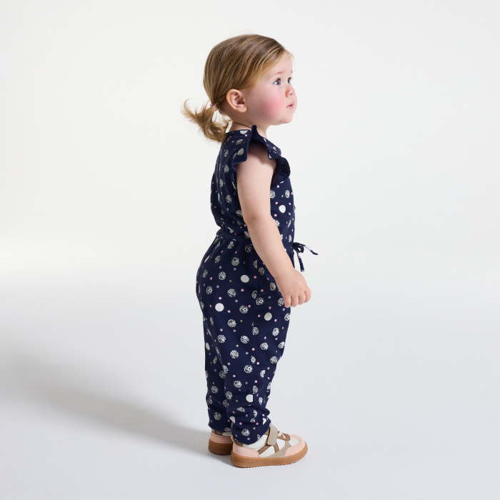 Дълъг тъмносин гащеризон