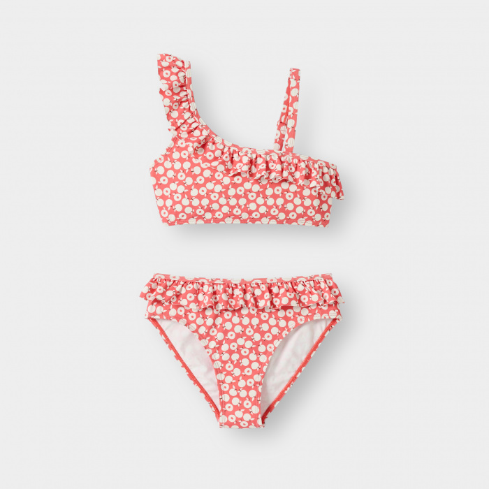 Двукомпонентен бански с плодов принт