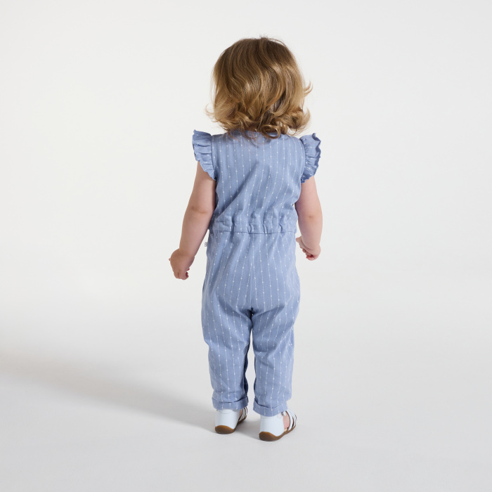 Син раиран гащеризон