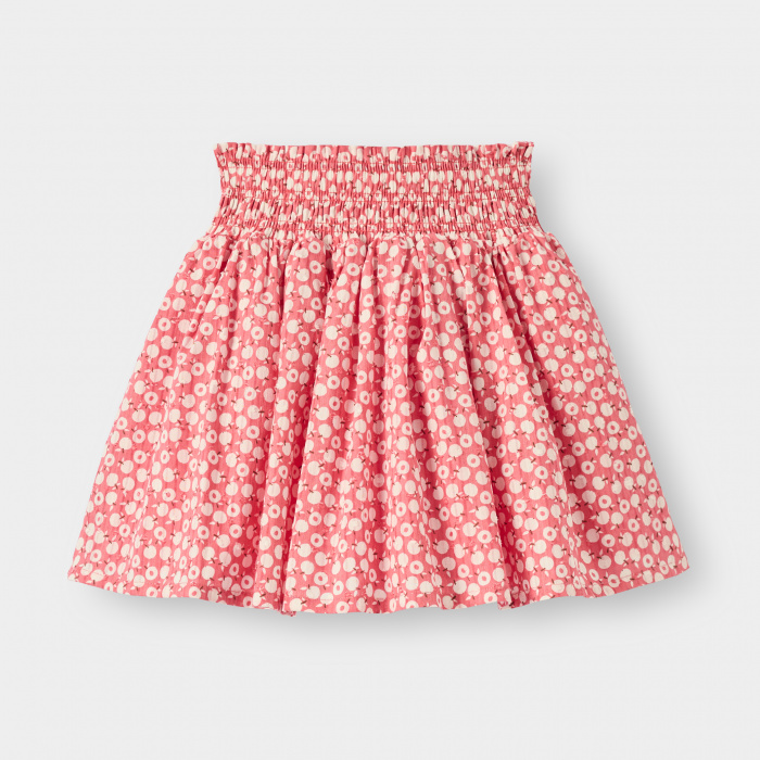 Розова пола с принт на плодове