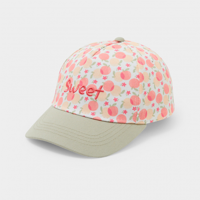 Оранжева шапка с щампа