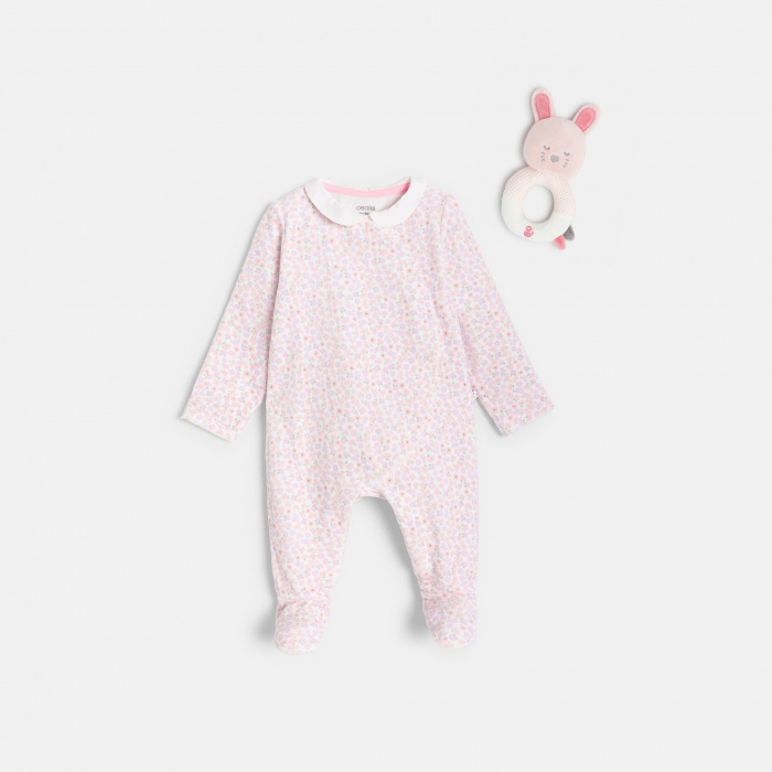 Пижама с флорален десен