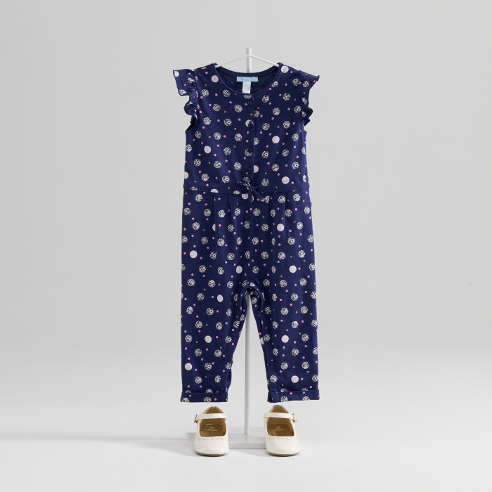 Дълъг тъмносин гащеризон