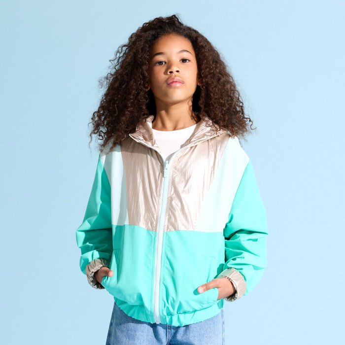 Зелено двустранно яке