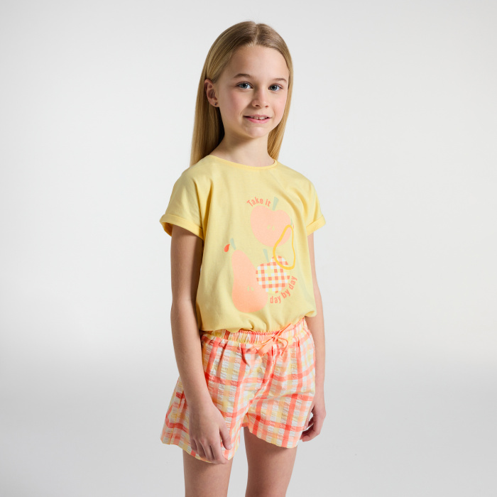 Къса пижама с плодове