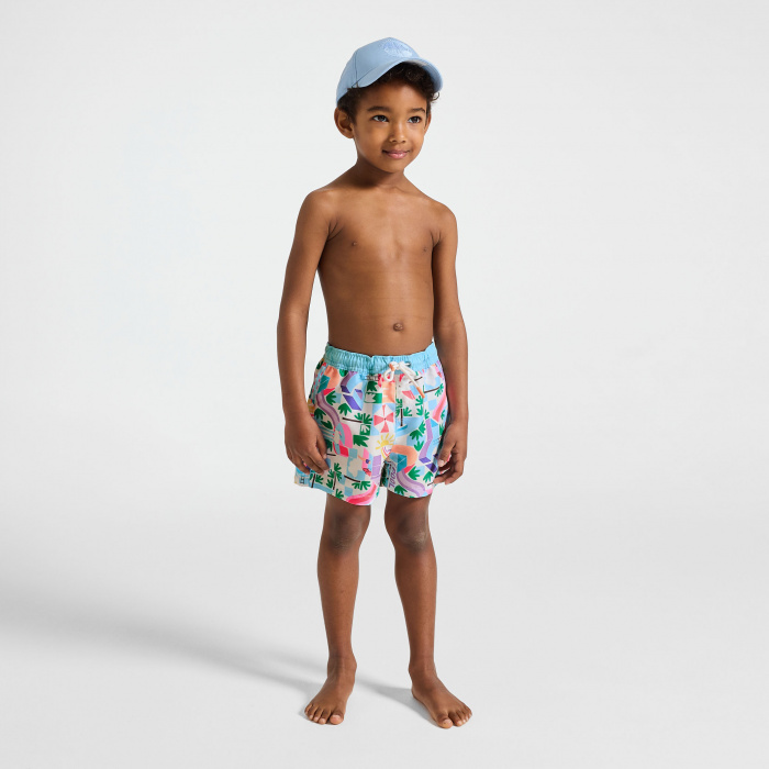 Сини бански с щампа