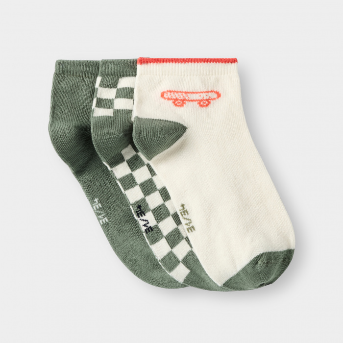 Зелени чорапи (комплект от 3 бр.)