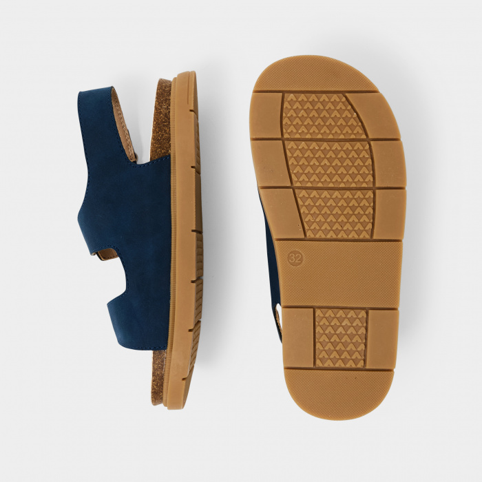 Сини сандали с велкро