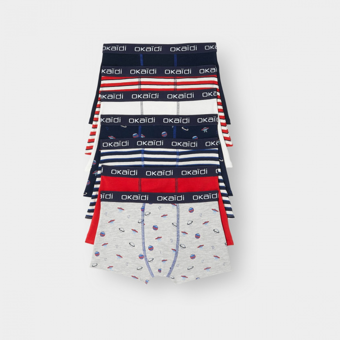 Комплект от 7 разноцветни боксерки