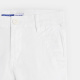 Изчистени бели памучни чино панталони