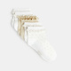 Чорапи със златисти детайли