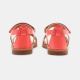 Розови сандали със златисти детайли