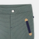 Елегантни плетени зелени рипсени панталони