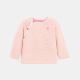Розов плетен пуловер