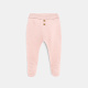 Розов плетен панталон с крачета