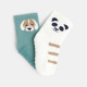 Неплъзгащи се чорапи с животни (комплект от 2 броя)