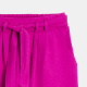 Розови широки панталони с висока талия