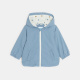 Светлосиньо яке с качулка