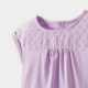 Лилава тениска с бродерия