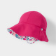 Розова шапка за слънце с UV защита
