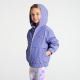 Лилаво яке с качулка и контрастен цип
