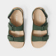 Зелени сандали с велкро