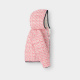 Розово ватирано пухено яке със сърца